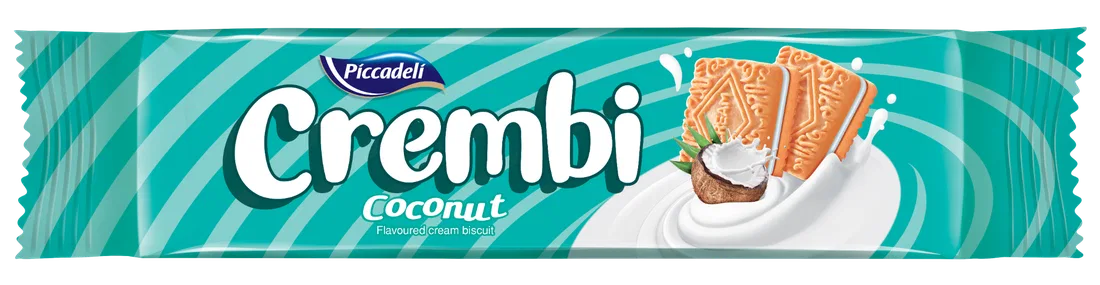 Piccadeli Crembi coconut biscuit pack